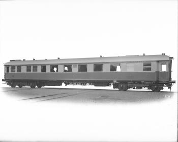 Personenwagen II. Klasse, MITROPA (Mitteleuropäische Schlafwagen- und Speisewagen-Aktien-Gesellschaft), Deutsche Reichsbahn Nr. 24.507, Rheingold, SB4ü, 1928